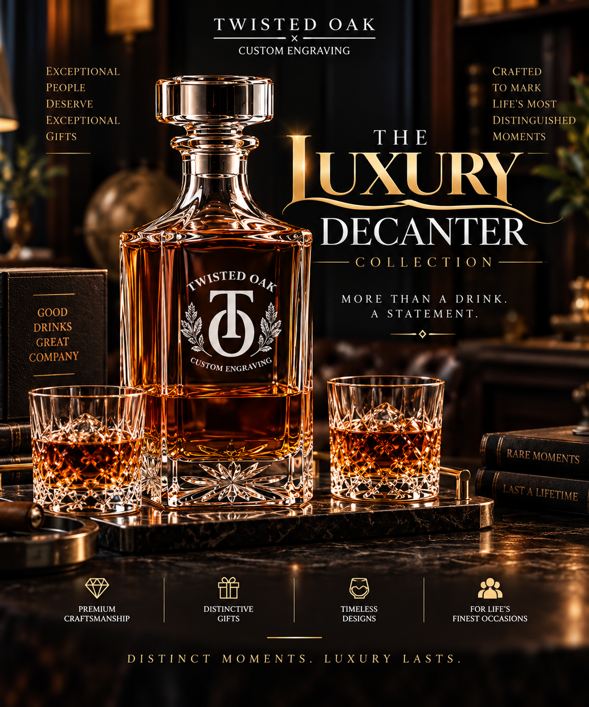 THE LUXURY DECANTER COLLECTION