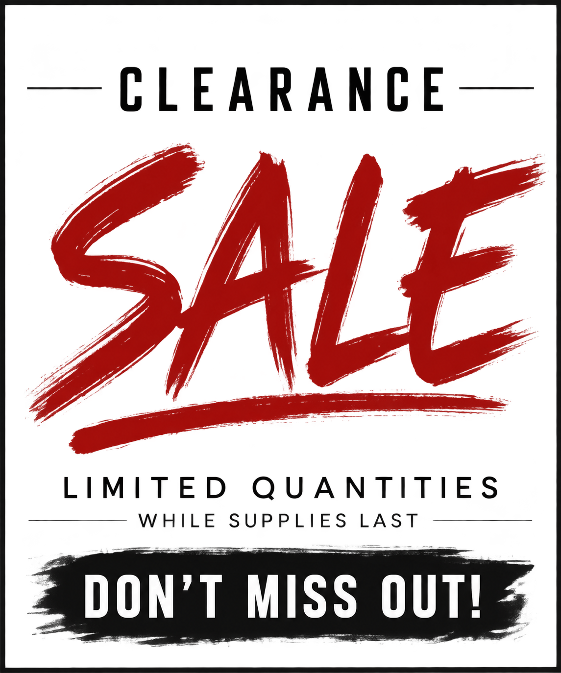 Clearance Items