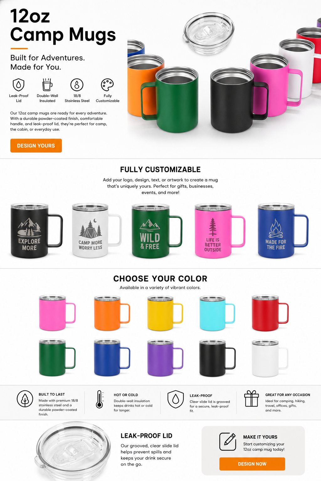 12oz Camp Mug