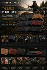 Personalized Pocket Knife | The Trailblazer EDC Outdoor Gift
