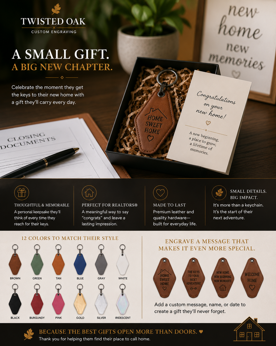 Personalized Keychain & Bag Tag | Custom Gift