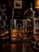 Personalized Whiskey Rocks Glass | 8oz Bourbon Glass