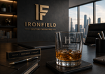Personalized Whiskey Rocks Glass | 8oz Bourbon Glass