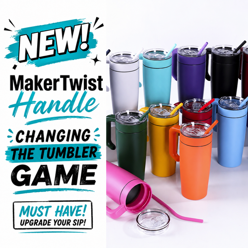 20oz Classic Tumbler with Optional Handle — Over 100 Color Combos, Built for Customization