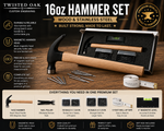 Personalized 16oz Hammer Set | Engraved Hammer & Tool Gift Box