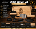 Personalized Smash Burger Grill Set | Custom BBQ Gift for Grill Masters