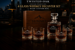 Personalized Square Whiskey Decanter | 750ML Engraved Gift