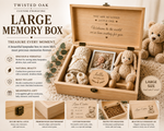 Large Wooden Memory Box