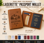 Personalized Passport Wallet | Custom Travel Gift