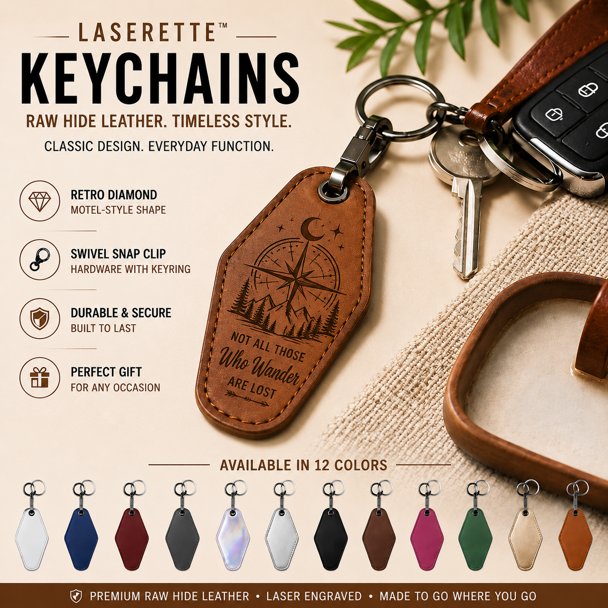 Personalized Keychain & Bag Tag | Custom Gift