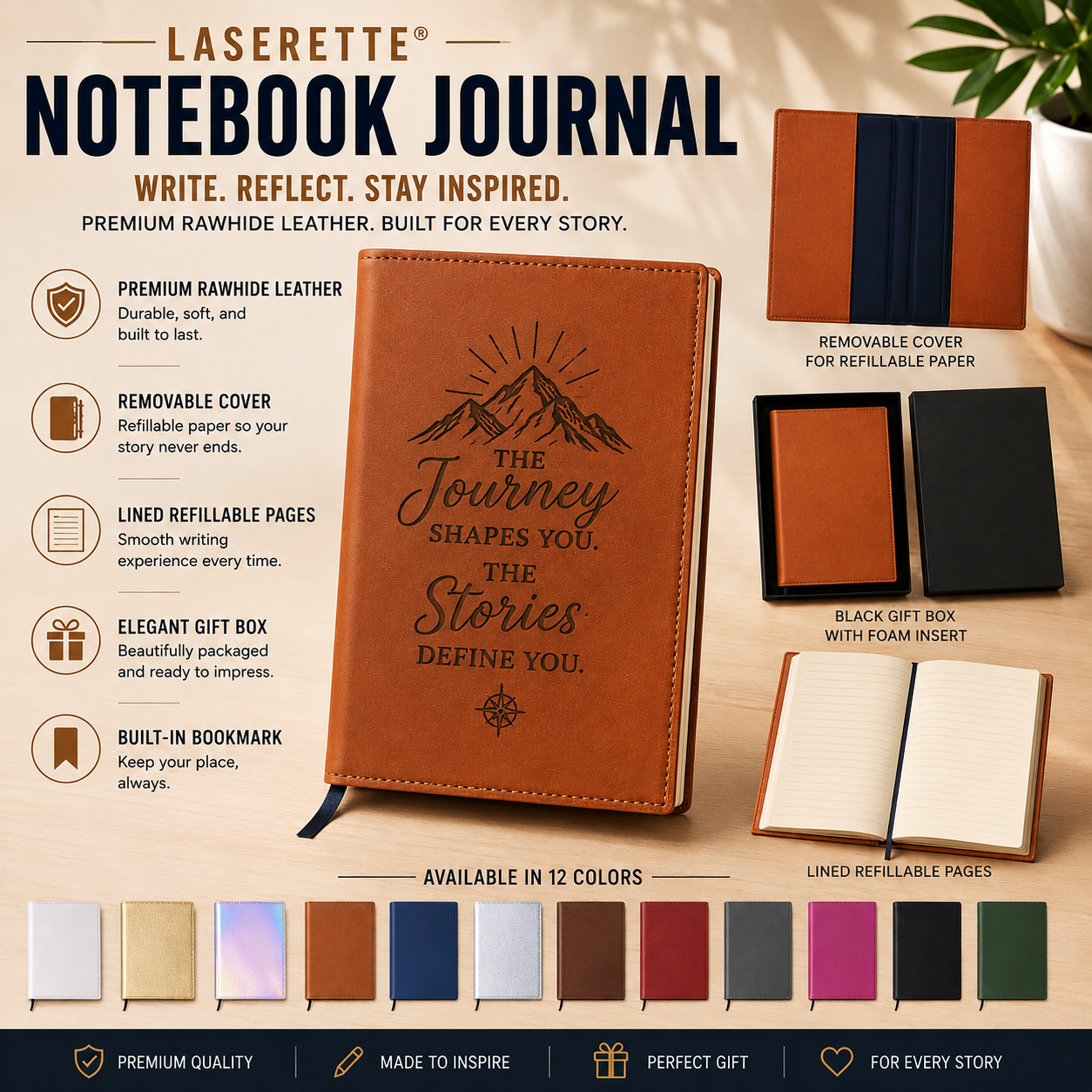 Personalized Journal | Custom Notebook & Premium Gift