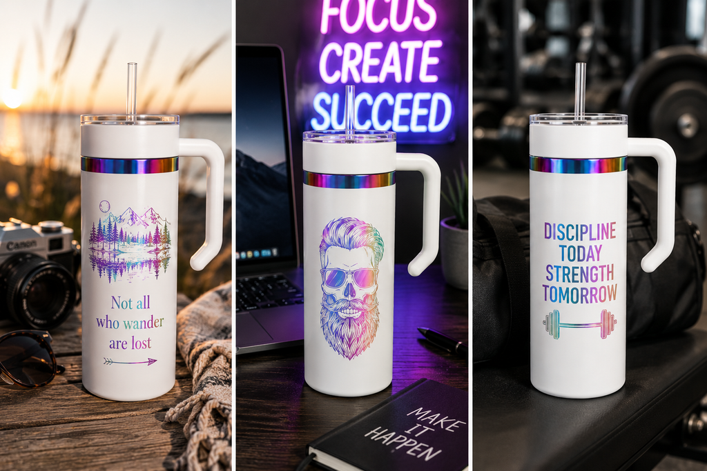 20oz Skinny Electroplated Tumblers
