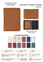 Personalized Passport Wallet | Custom Travel Gift
