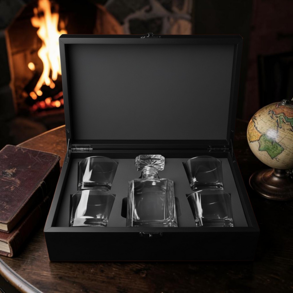 Personalized Square Whiskey Decanter | 750ML Engraved Gift