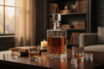 Personalized Rectangular Whiskey Decanter | 750ML Engraved Bourbon Gift