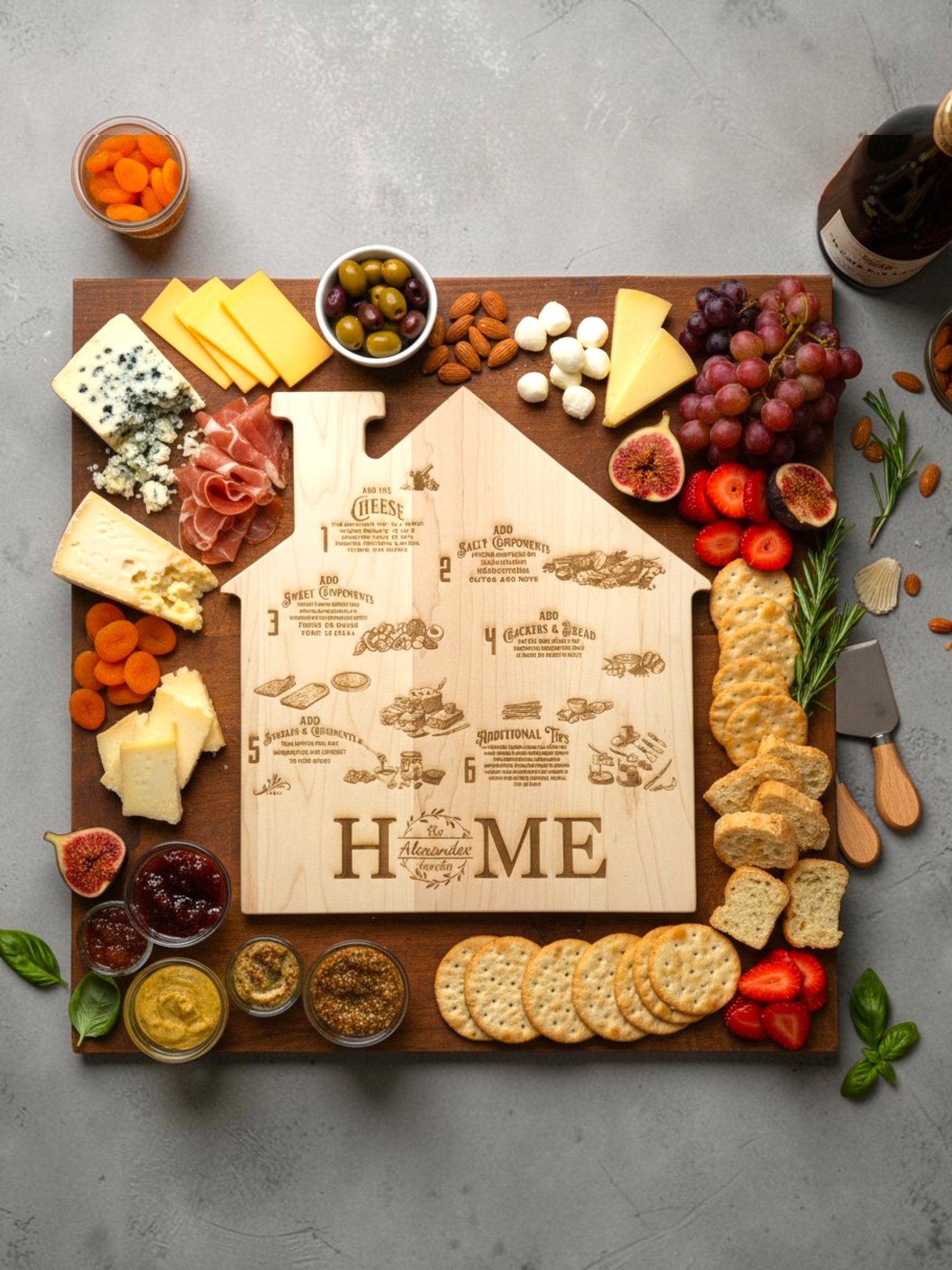 House-Shaped Cutting Board