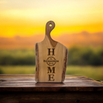 Personalized Live Edge Cutting Board | Rustic Kitchen Gift