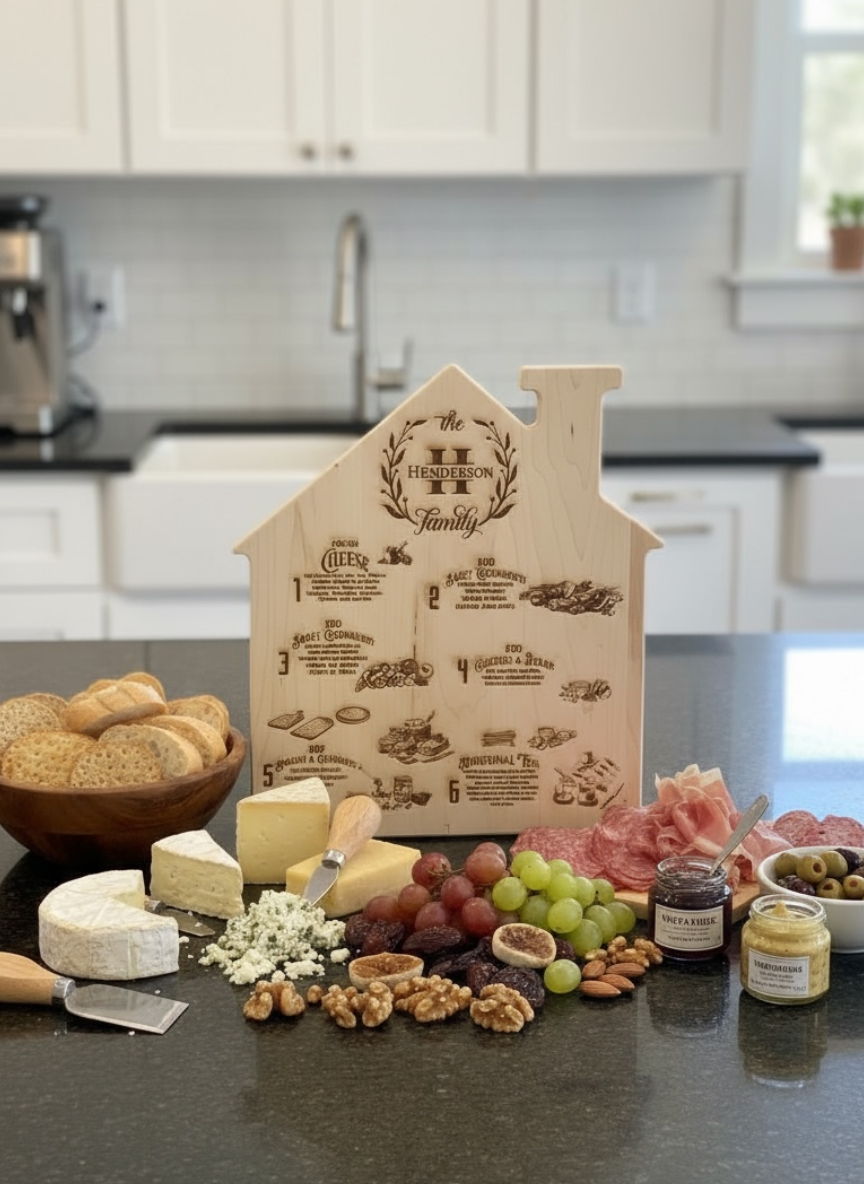 House-Shaped Cutting Board