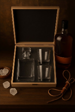 Personalized Square Whiskey Decanter | 750ML Engraved Gift